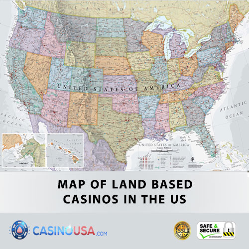 Map Of Casinos In The Us 