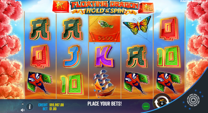 Image of Floating Dragon - Hold & Spin Slot featured on 21Dukes