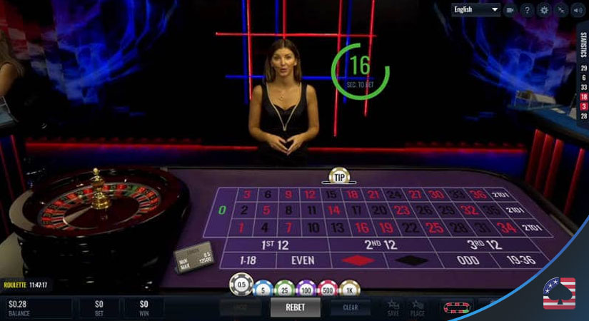 Live Roulette Dealer on CyberSpins