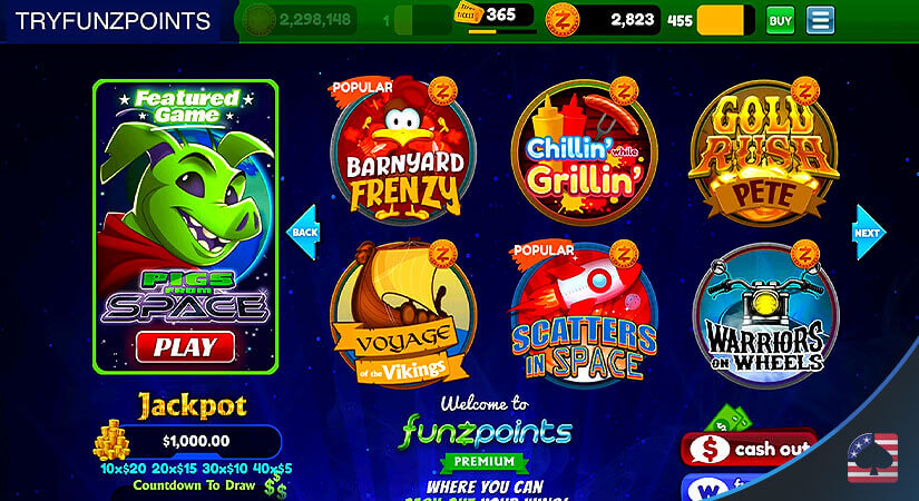 funzpoints casino website