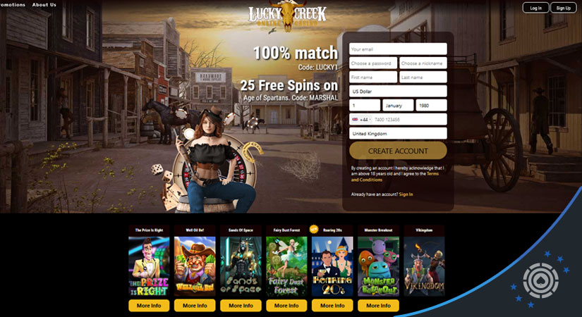 lucky creek casino recent bonus codes 2019