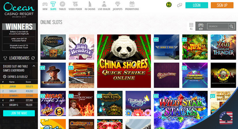 Ocean Casino Review For 2024 Expert Insight Into Ocean Online Casino   Ocean Casino Slots 