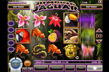 Gambar Melompat Jaguar